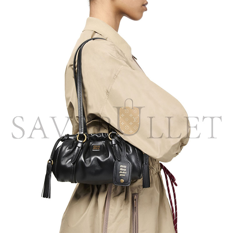 M1v M1v joie nappa leather bag M1v4qm7sbck (21*10.5*9.5cm)